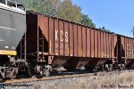 PRN2023030166_400 Kansas City Southern KCS 310753 Hopper Car 60 1" LO C113 3 Bay Covered Ribbed 4750cf